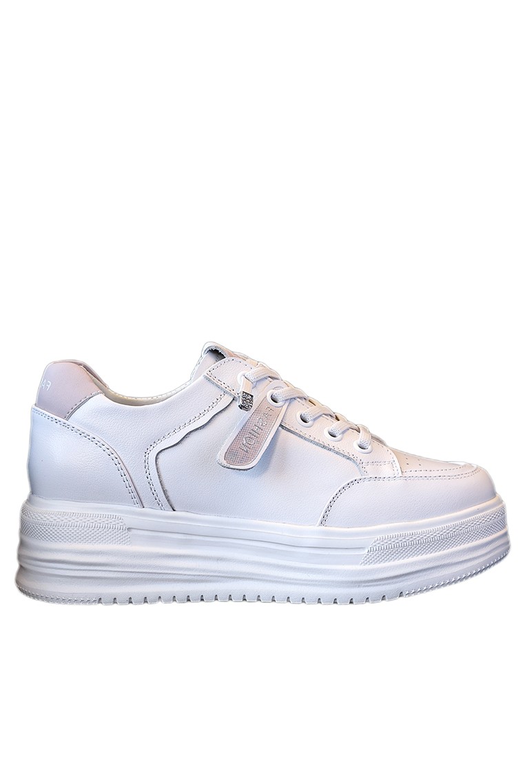 Hidden Heel Grain Leather Sneakers RX-H306