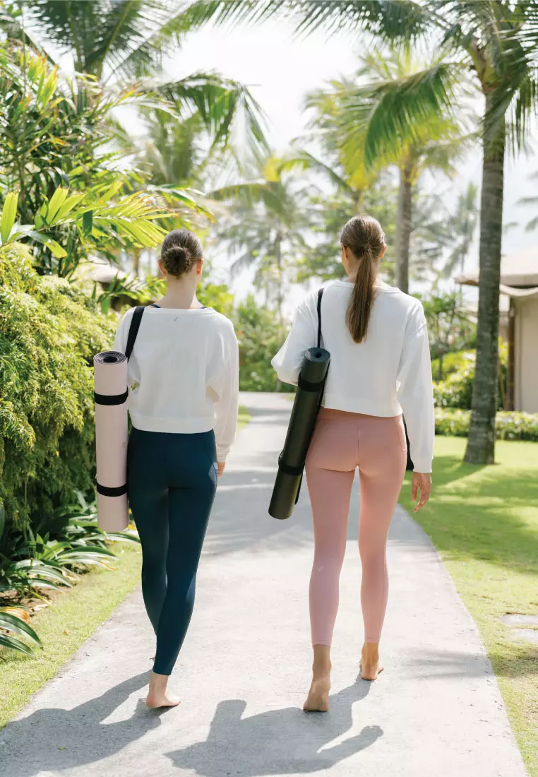 Waffle Sleeve Sweater Olahraga