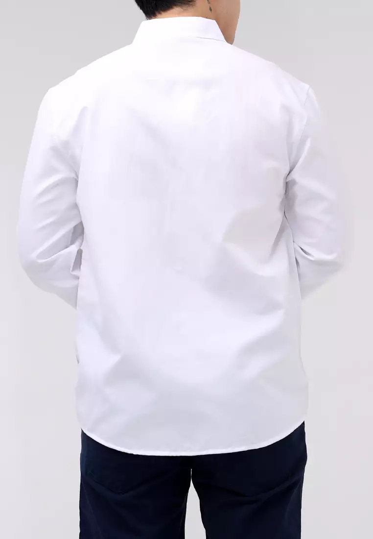 Woven Oxford Polo Long Sleeves