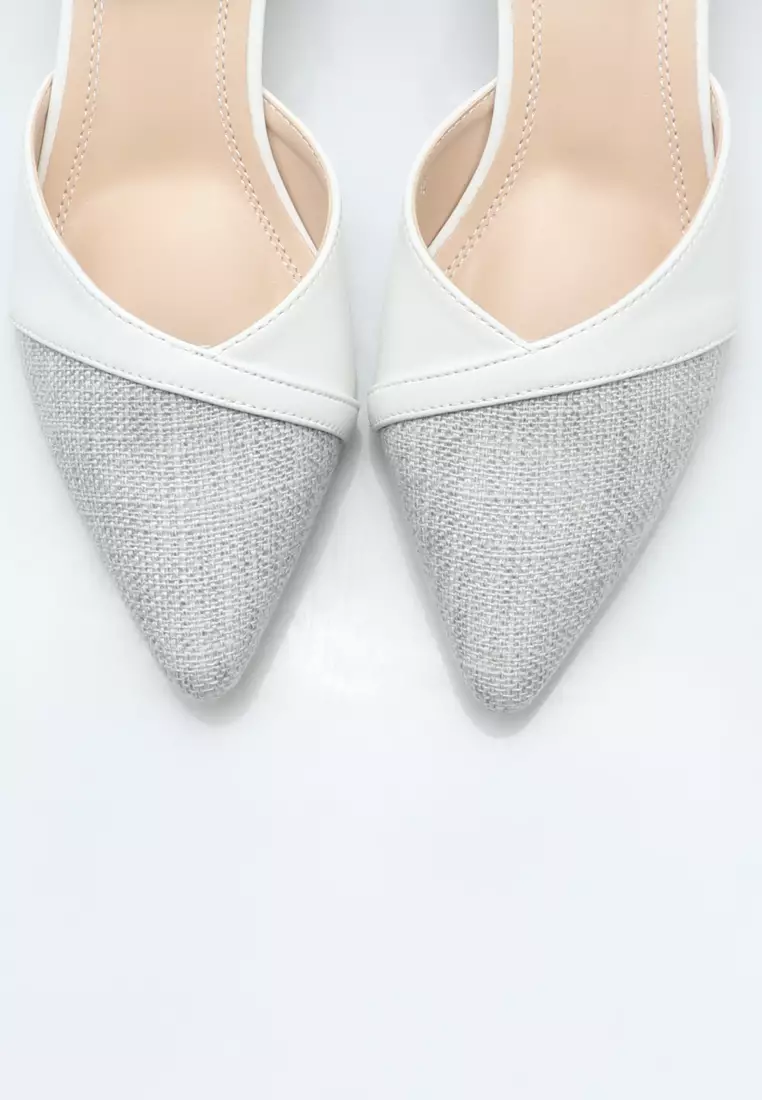 Color Matching Strap Mid Heel TH1802-25