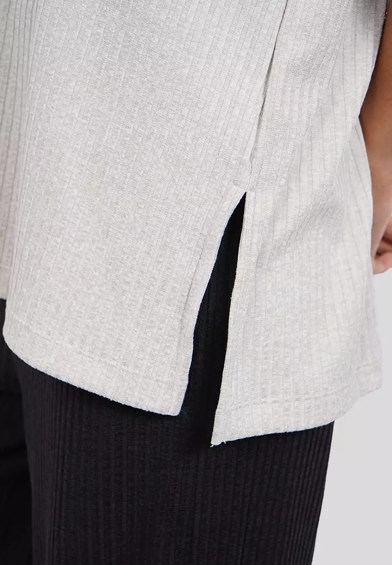 Oversized Rib T-Shirt