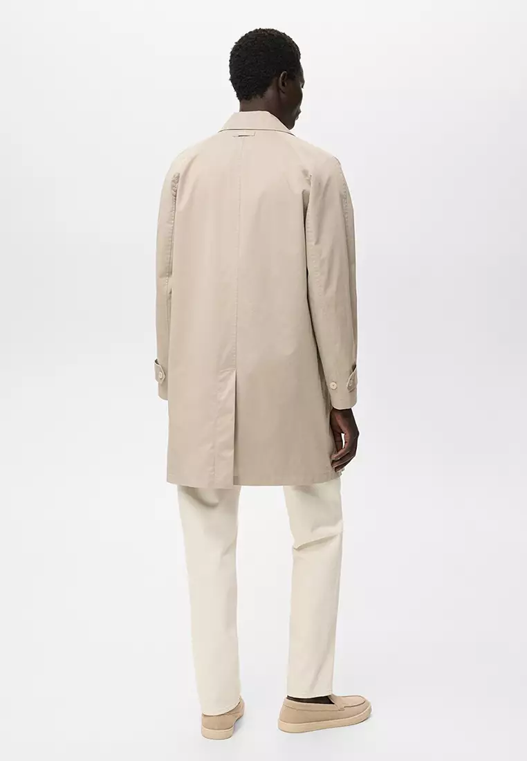 Classic Water-Repellent Trench Coat