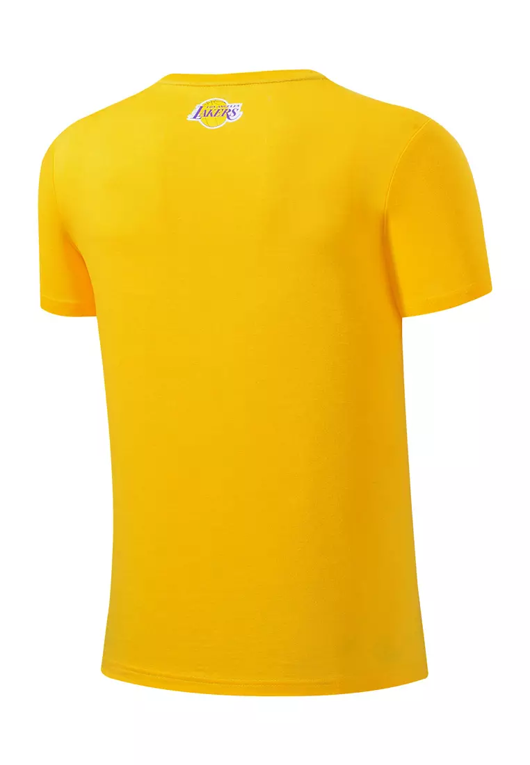 Primary Logo Team Los Angeles Lakers Regular Fit Mens T-Shirt
