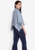 Origin by Zalora blue Pleat Front Shirt made from TENCEL™ CACE1AA402CBBCGS_2