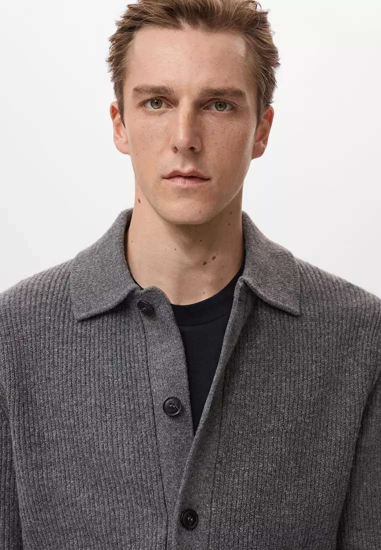 Ribbed Knit Cardigan