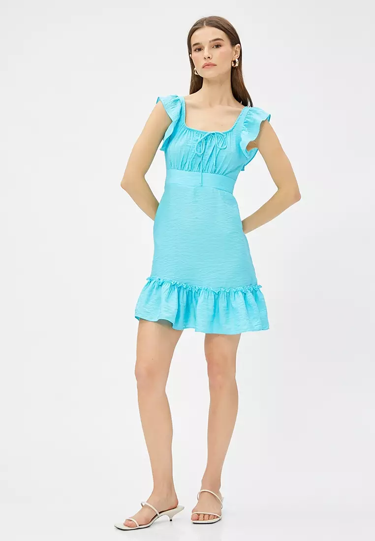 Frilled Mini Dress