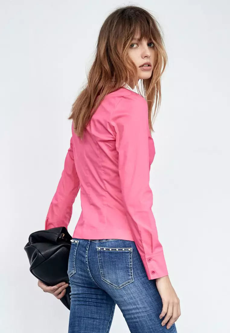 Asymmetric Fitted Blouse