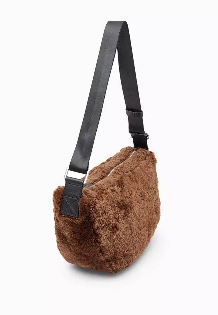 Buy COS Slouchy Crossbody Bag Shearling Online ZALORA Malaysia