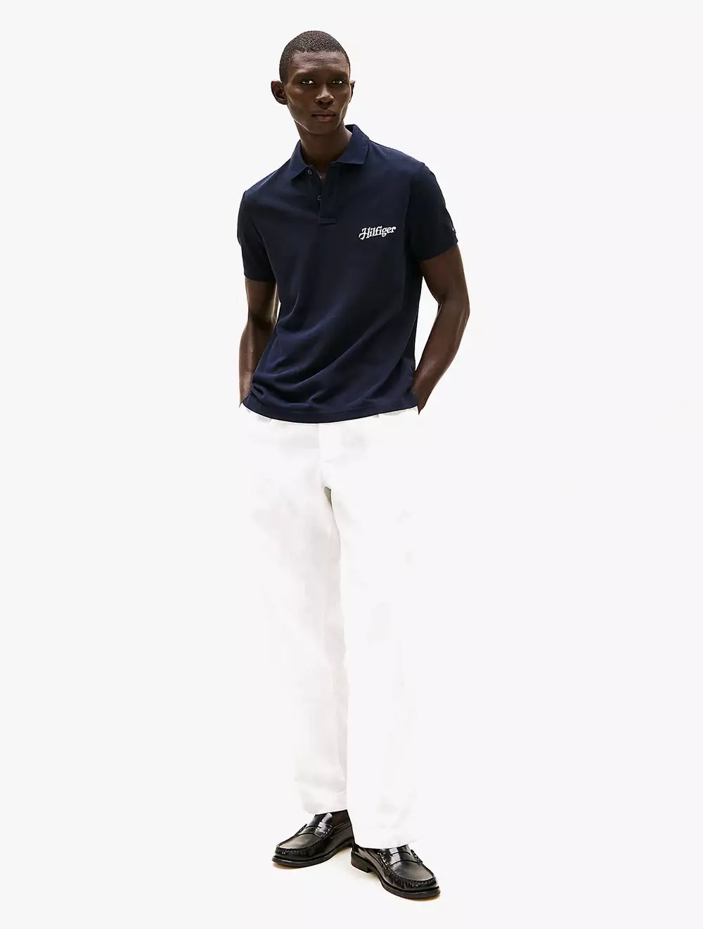 Tommy Hilfiger - Script Graphic Regular Polo - Navy