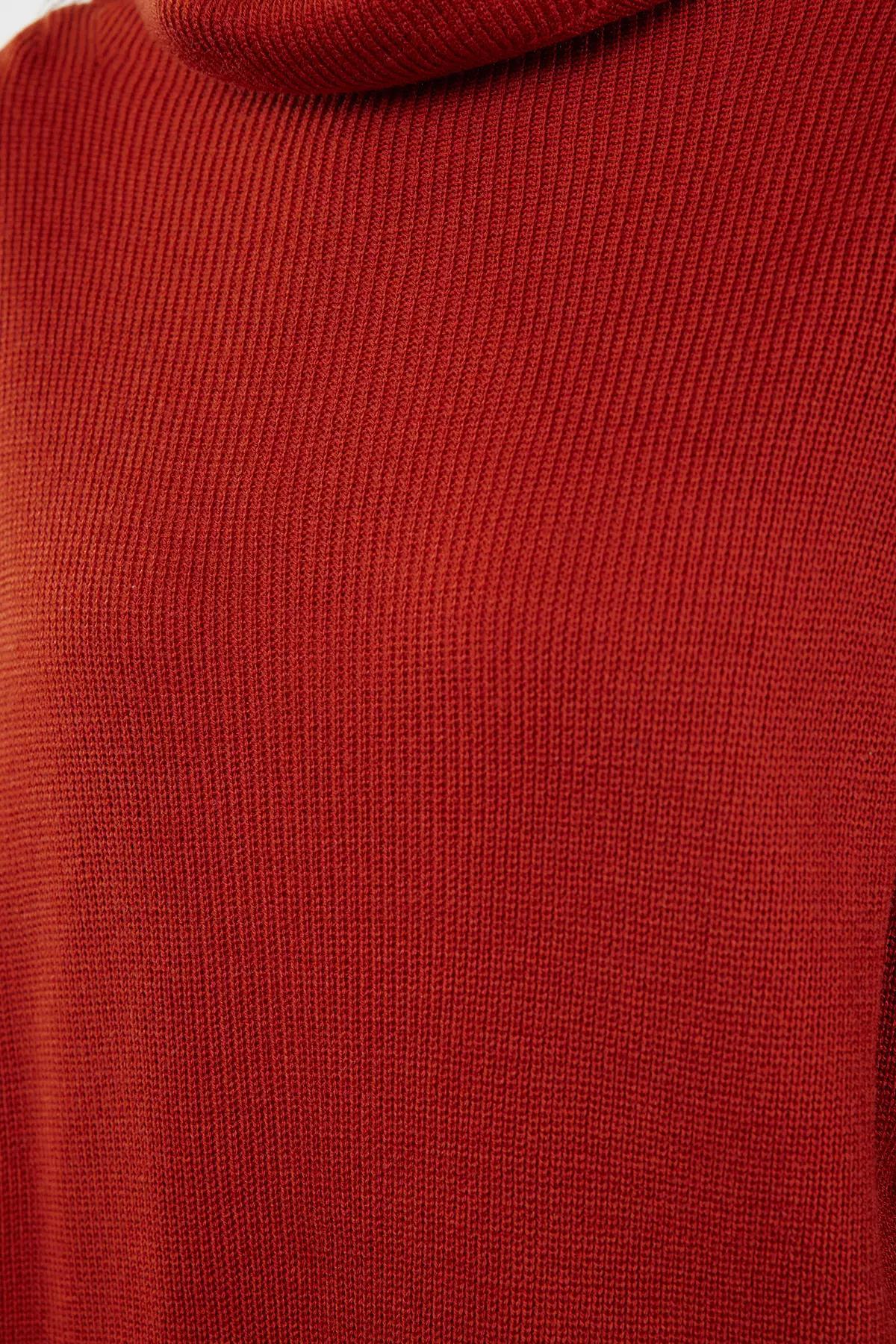 Mini Knitwear Turtleneck Dress