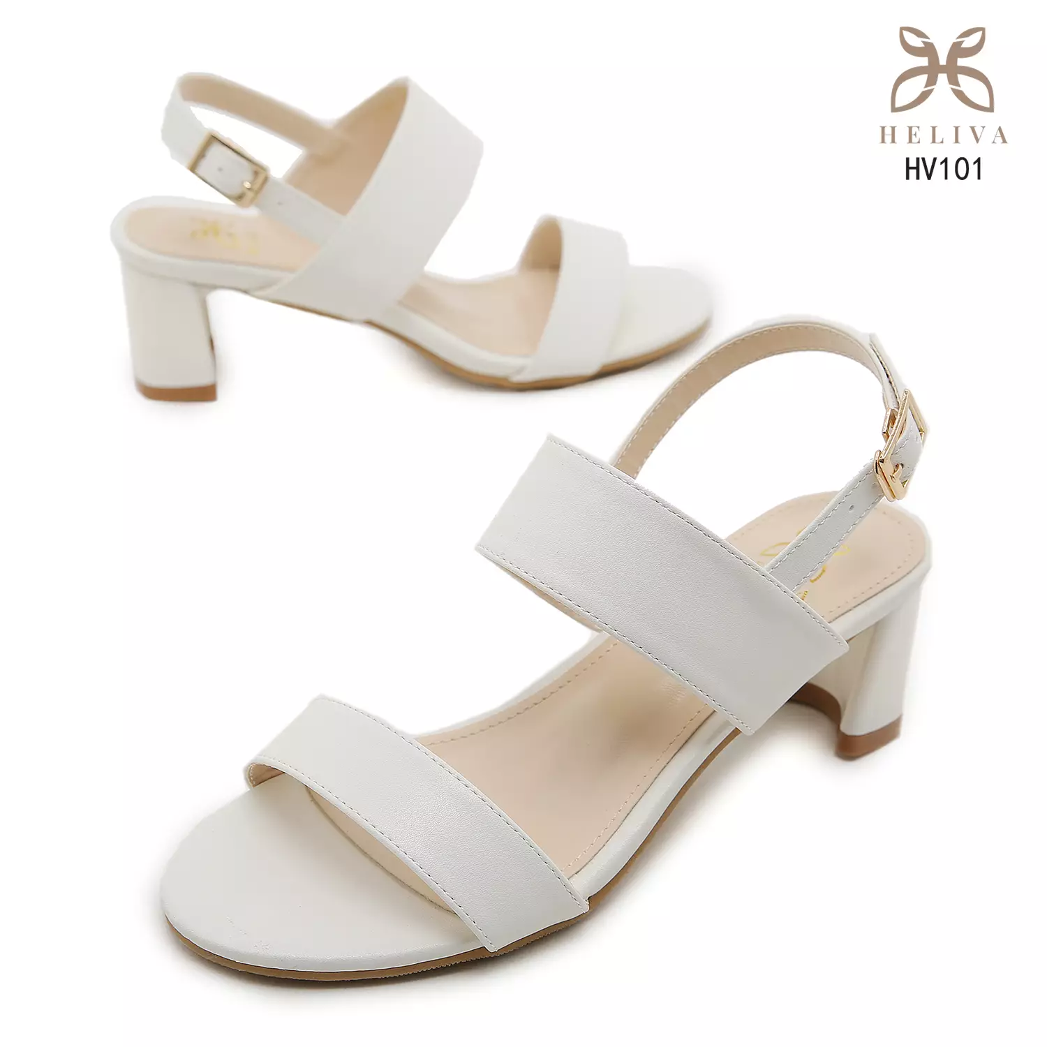 HELIVA CATERINA Sandal Heels Wanita Hak 5.5cm HV101