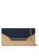 Strathberry beige and navy MULTREES WALLET ON A CHAIN CROSSBODY - LATTE/ NAVY D325BAC576EF22GS_1