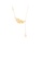 Glamorousky white Fashion Simple Plated Gold Leaf Tassel Imitation Pearl Necklace B9C56AC3568484GS_1