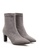 Twenty Eight Shoes grey Synthetic Suede Socking Heel Boots 18-8122 CD106SHEE1D611GS_3