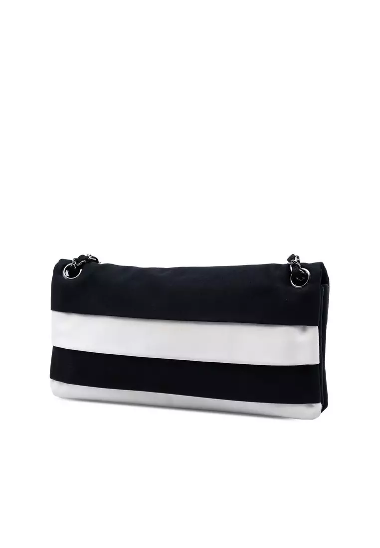 Pre-Loved Chanel Striped Canvas Reissue 2.55 Single Flap