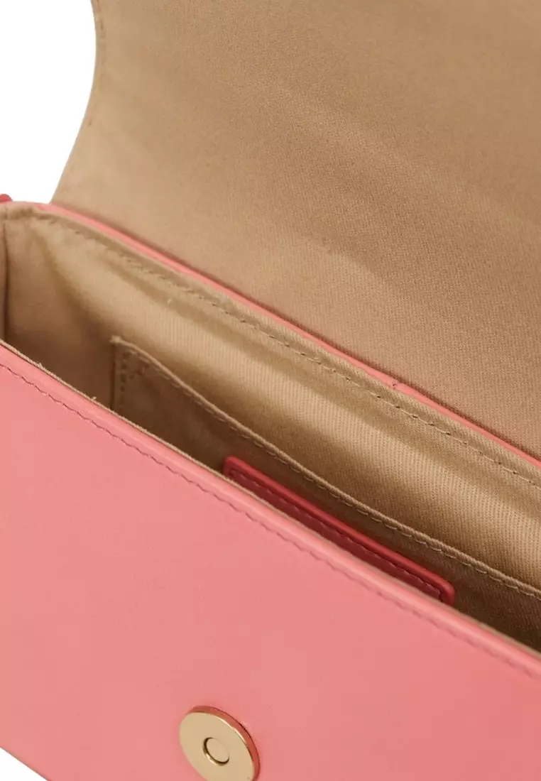 Hana Chain Crossbody Bag for Women in Sunset Pink