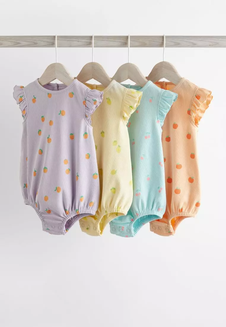 Buy NEXT Baby Bloomer Rompers 4 Pack Online | ZALORA Malaysia