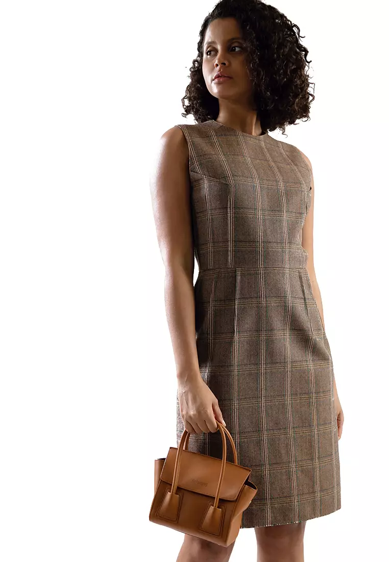 UNNI Mini Top Handle Bag - Caramel