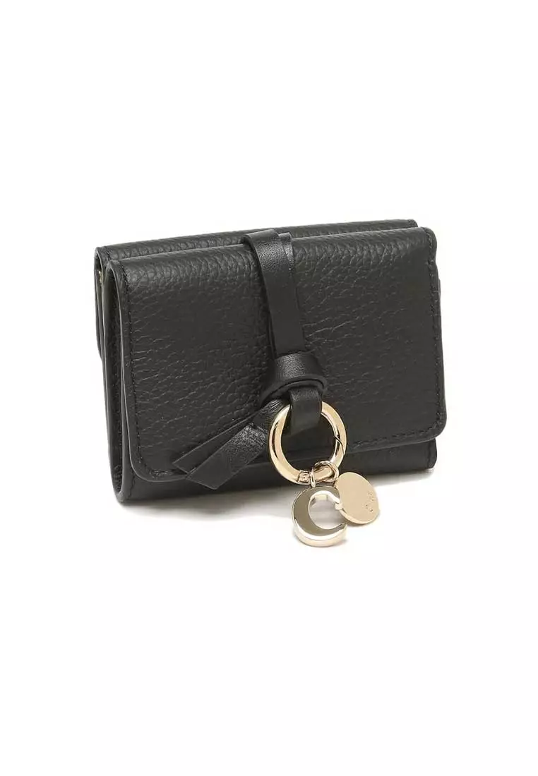 Alphabet Mini Trifold Wallet Black CHC21WP946F57