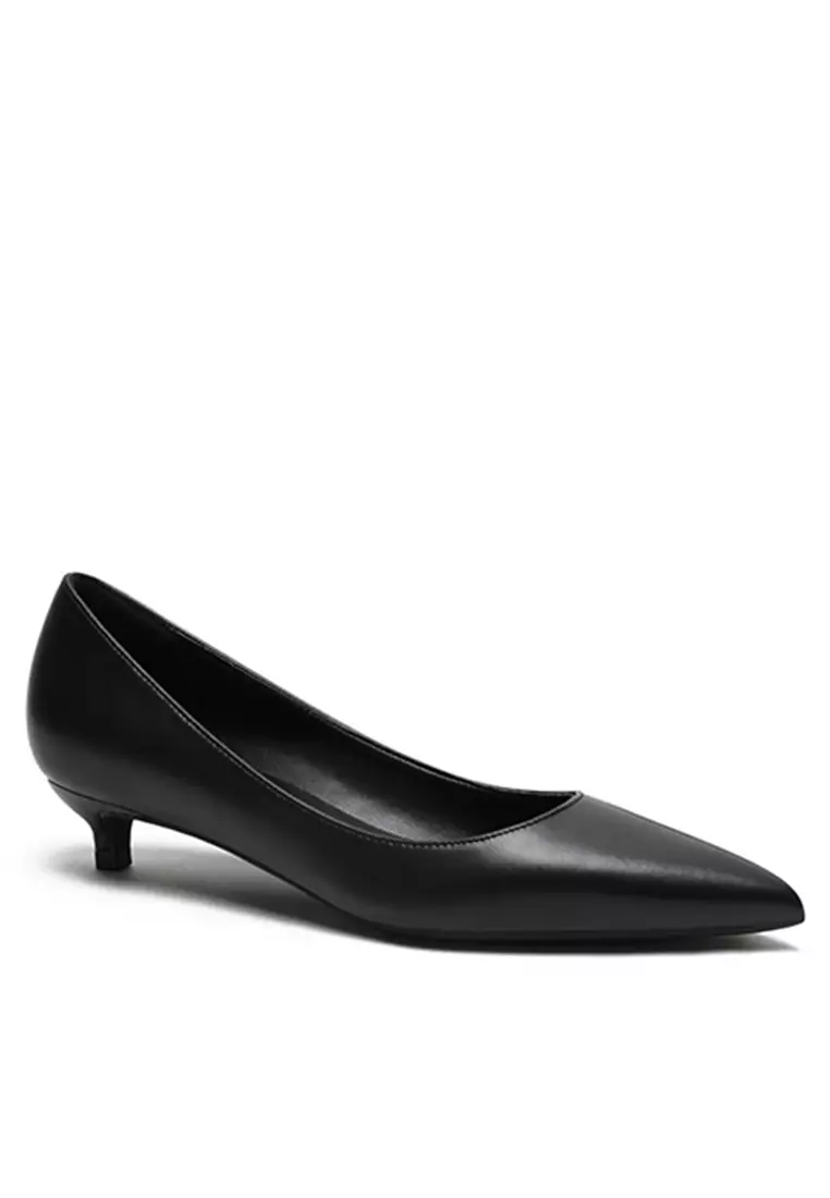 3CM 尖頭制服工作幼踭低跟鞋 HZL131