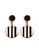 CELOVIS black and white and gold CELOVIS - Stella in Black and White Striped Drop Earrings 3FBF8AC57FB101GS_1