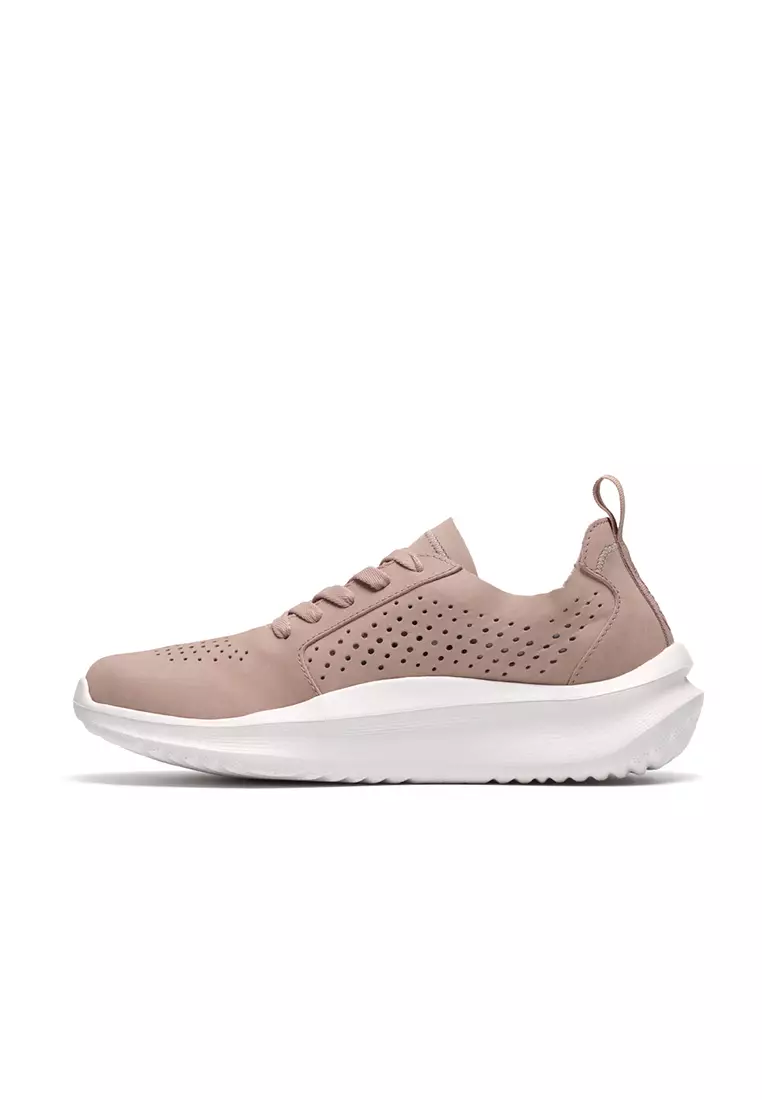 Womens Solevana Style Sneakers Light Pink - Wide Fit