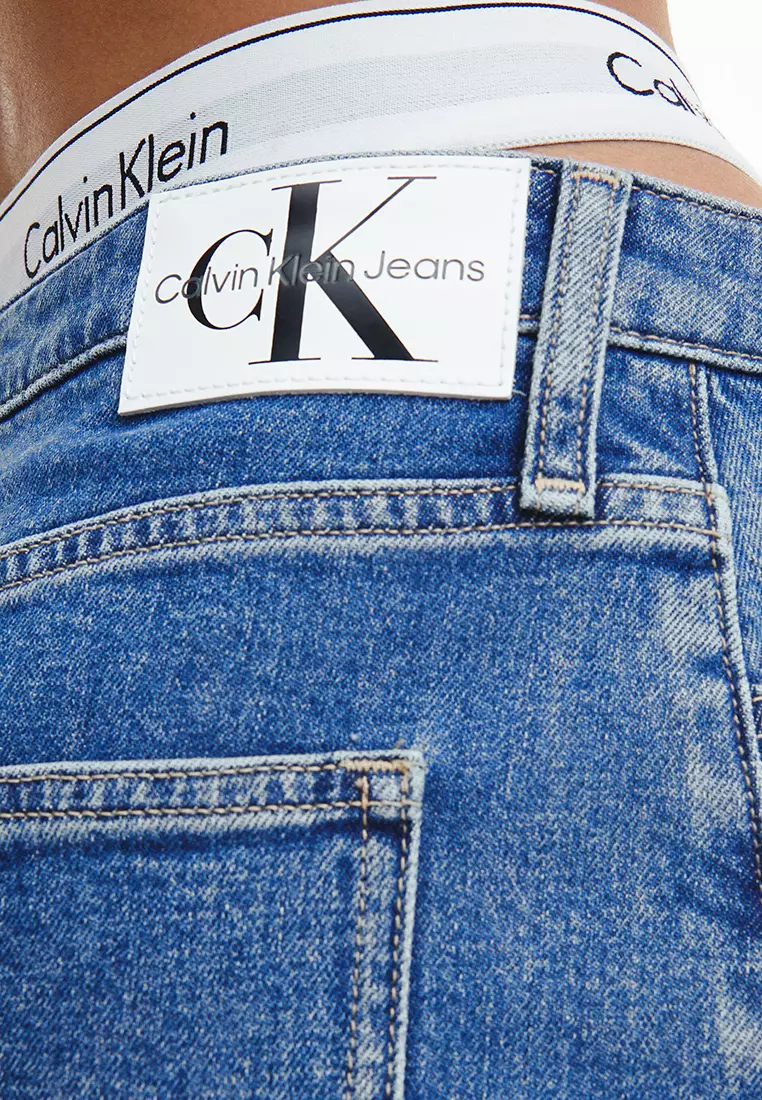 Calvin Klein Jeans, CKJ Denim Bralette, Denim Medium