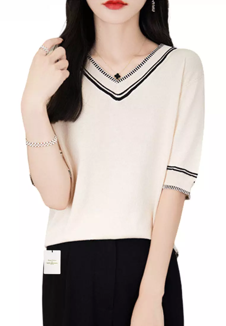 [COSYHARU公式]reelser overfit V-neck short sleeve knit ZT243998_WAI_FB_740x_b72188b9-