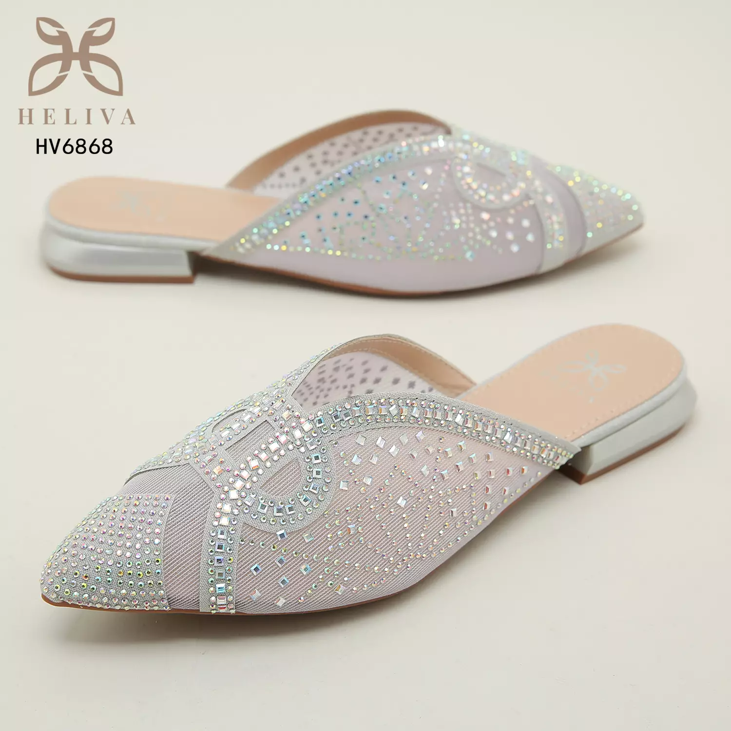 Heliva Jowy Lady Sandal Party Mesh Jewel Accessories