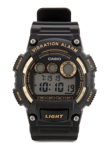 W-735H-1A2VDF 數碼矽膠圓錶, esprit地址錶類, 飾品配件