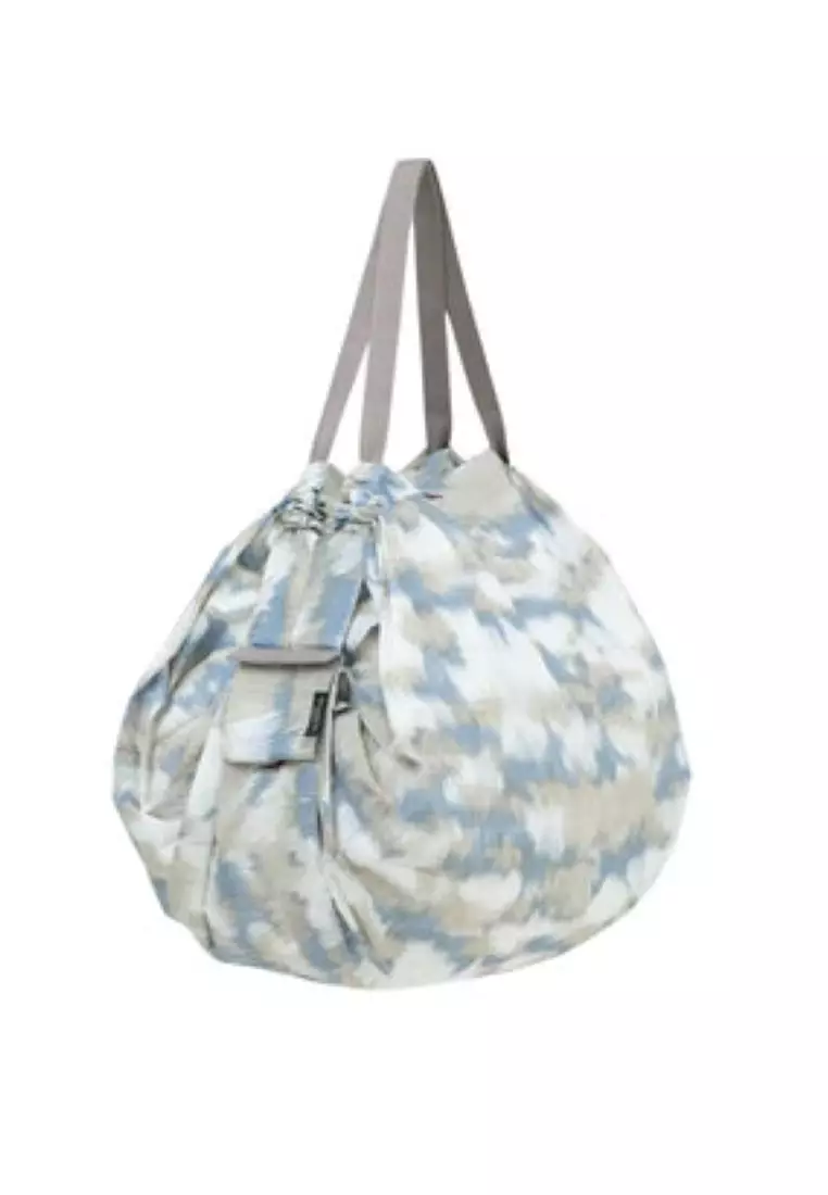 Shupatto Foldable Tote (L) - Ukigumo (Floating Clouds)