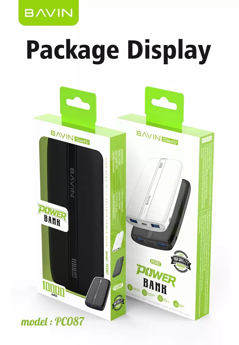 Buy Bavin Bavin Pc Mah Slim Size Portable Power Bank With Micro Type C Input And X Usb