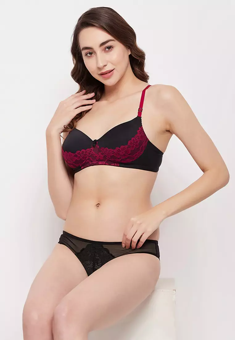 Padded Non-Wired Multiway Bra in Black