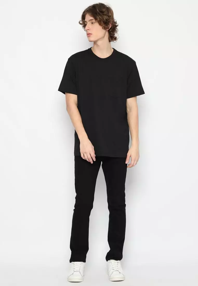 MATSUDA Kaos Polos Pocket T Shirt Cotton Chuo