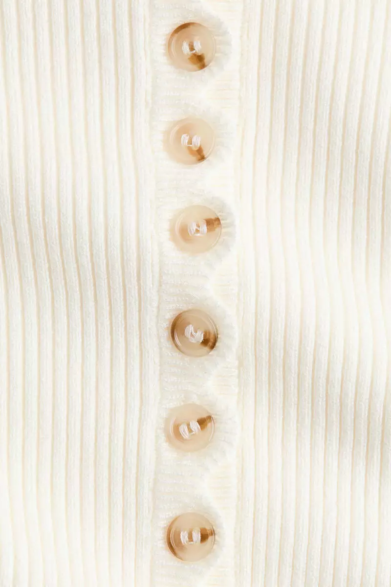 Ribbed cardigan