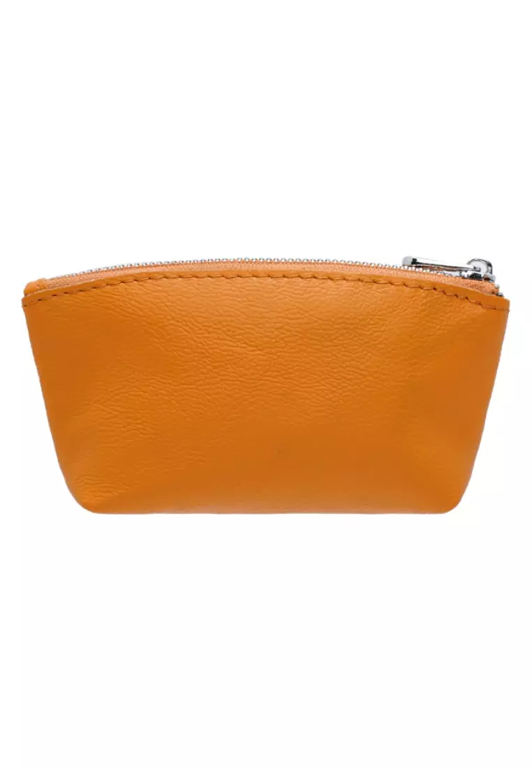 Leather Coin Pouch Zipper Wallet JK 40156