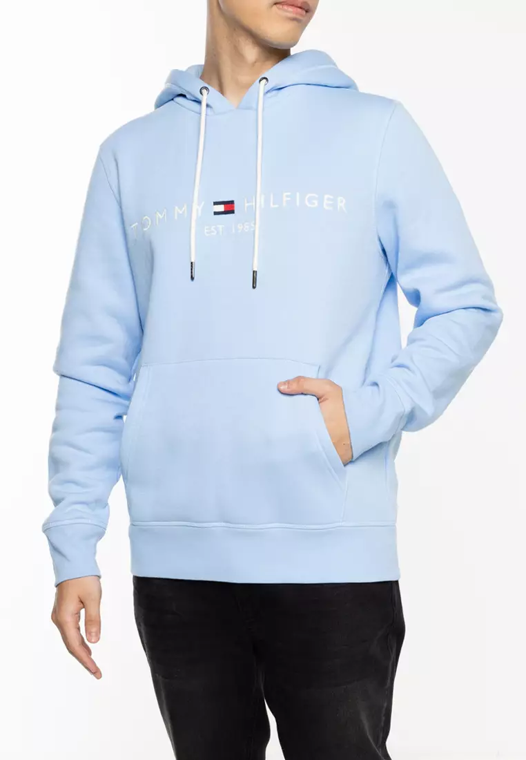トップス Logo Embroidery Drawstring Pullover Buy Tommy Hilfiger Logo Embroidery Drawstring Hoodie - Tommy