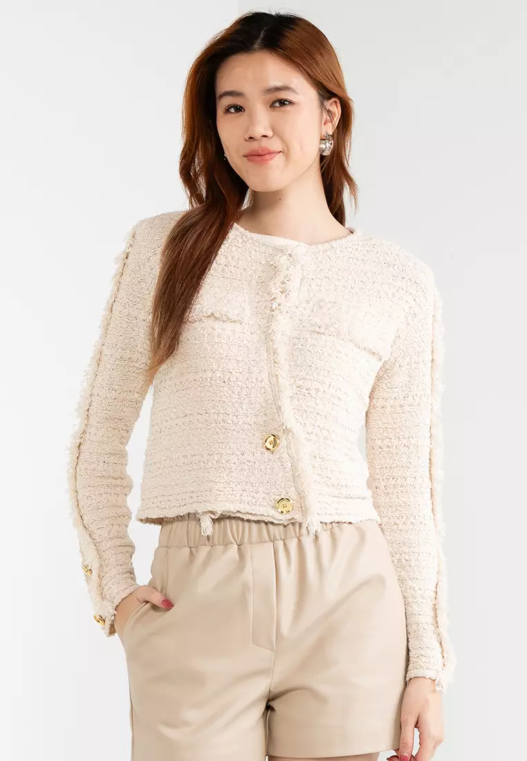 Tweed Jacket Giacca Tweed Pinko Pinko Donna Giacca In Doppiopetto