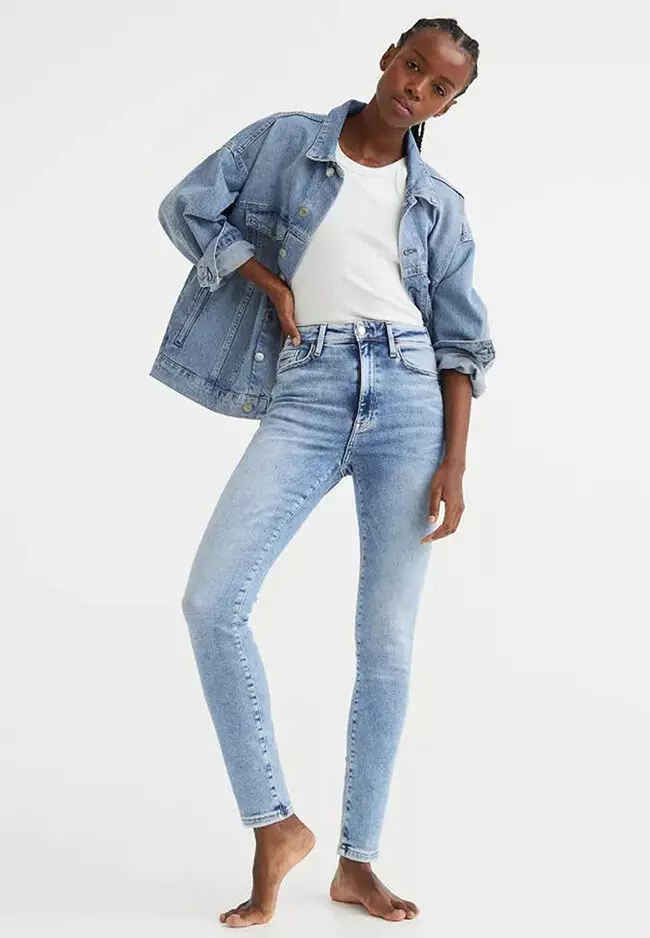 Buy H&M True to You Skinny High Jeans Online | ZALORA Malaysia