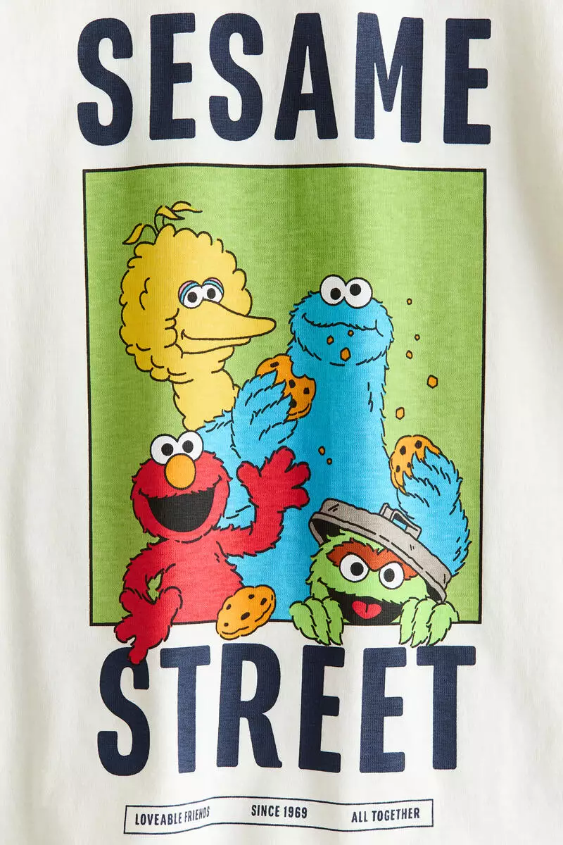 Oversized printed T-shirt