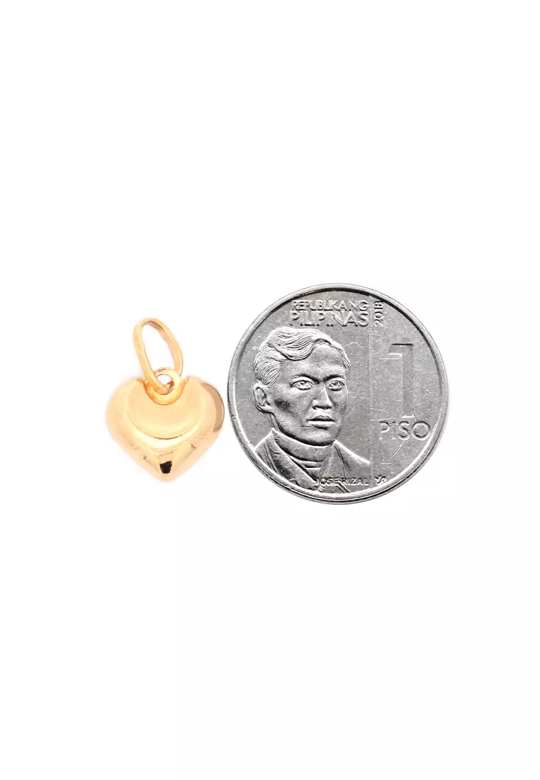 18K Italian Made Yellow Gold Pendant