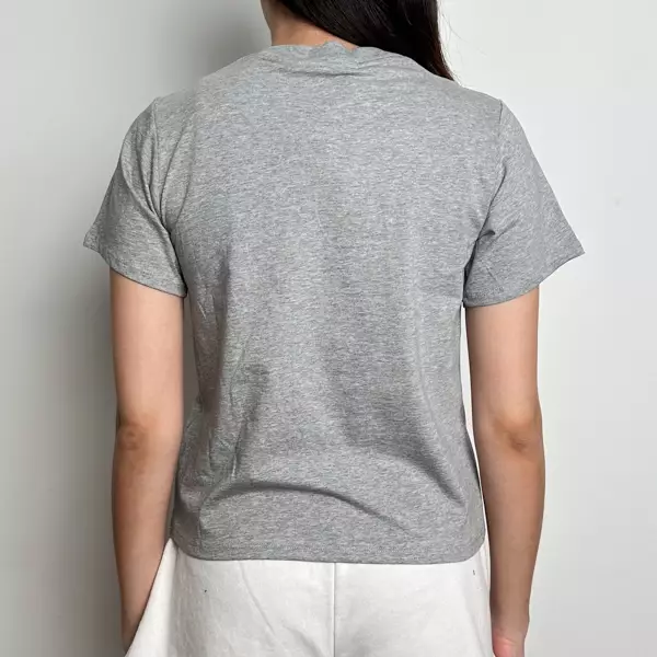 Kaos MARDI MERCREDI FLOWER CREAM OATMEAL GREY TSHIRT 100% ORIGINAL