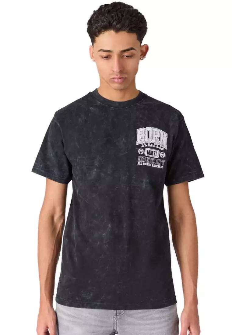 NYC Streetwear - Born Real Short Sleeves Tee - Black
