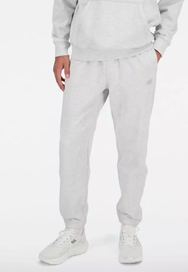 New balance grey joggers mens best sale