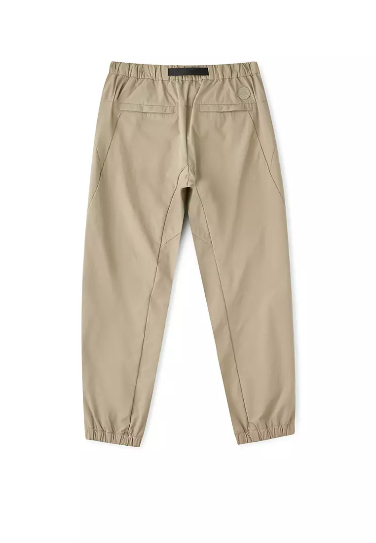 男裝連腰帶束腳褲