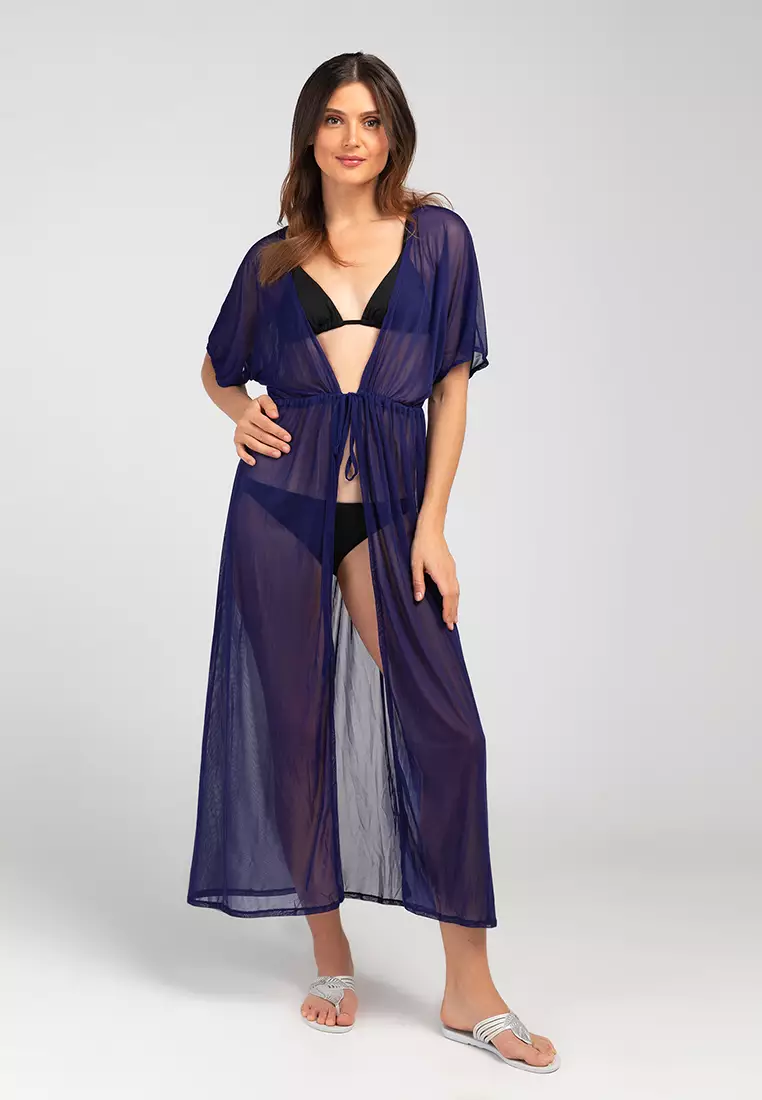 Sheer kimono discount dress