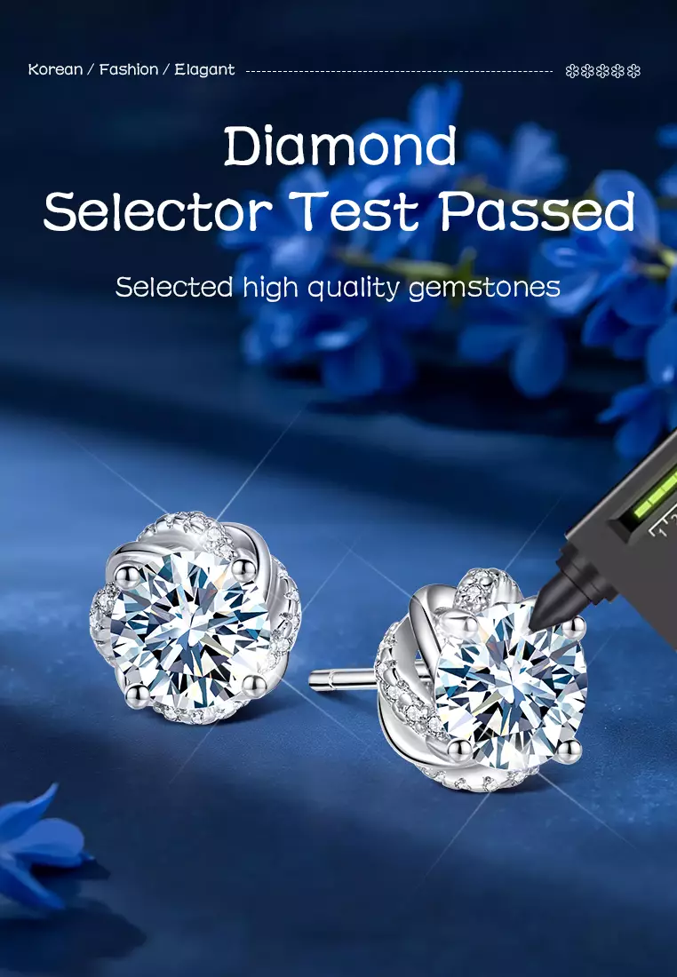 Anting Wanita Original Dilapisi Platinum Anti Luntur Fashion Perhiasan Anting Giwang Anting Tusuk