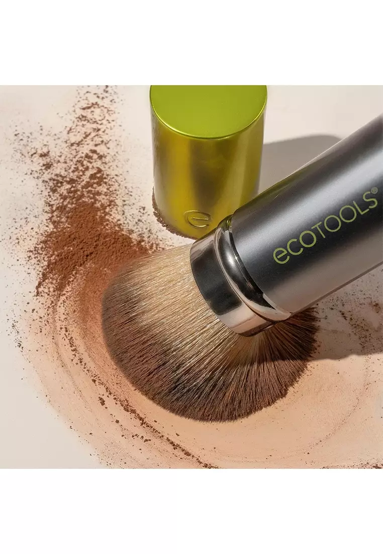 EcoTools Retractable Face Kabuki Makeup Brush (for Powder Foundation, Blush)