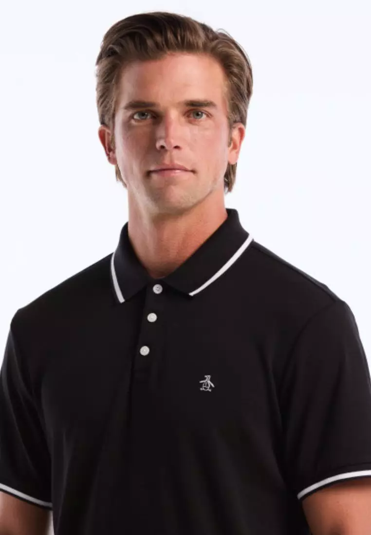 Cotton Interlock Tipped Polo