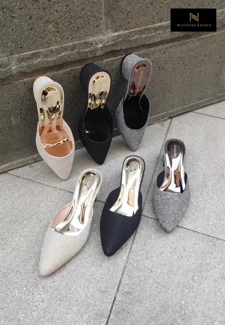 Nicholas Edison Heel Magda Black